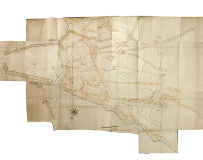 Mapa Tangeru [Tangiers] od Bernard de Gomme