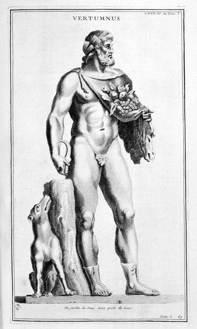 Vertumne, 1757 od Bernard de Montfaucon