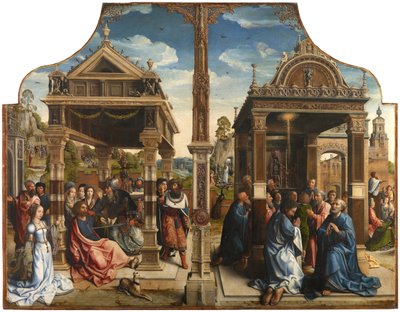 Oltářní obraz svatých Tomáše a Matyáše, cca 1510-1520 od Bernard van Orley
