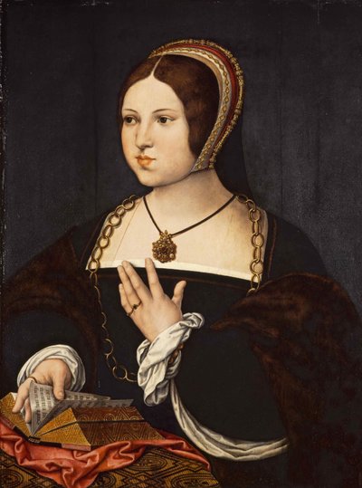 Portrét Marie Haneton, cca 1518. od Bernard van Orley