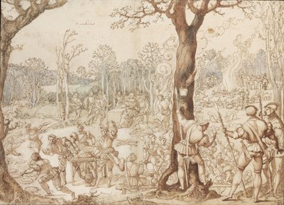 Sdílení hry, 1525-1535 od Bernard van Orley