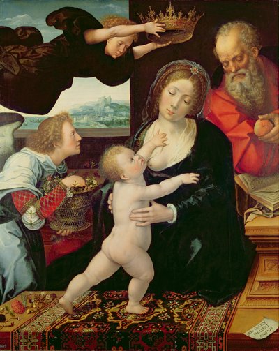 Svatá rodina, 1522 od Bernard van Orley
