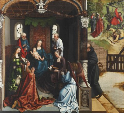 Panna a dítě zbožňované svatým Martinem, 1514. od Bernard van Orley