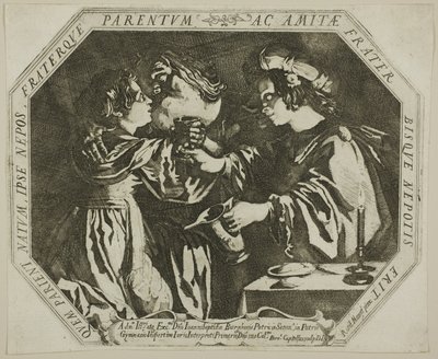 Lot a jeho dcery od Bernardino Capitelli