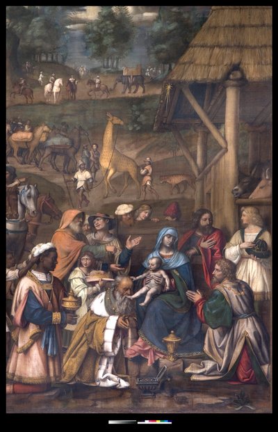 Klanění tří králů, 1513 od Bernardino Luini