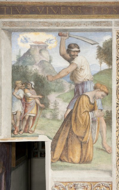 Dekapitace svaté Kateřiny Alexandrijské, kaple Besozzi od Bernardino Luini