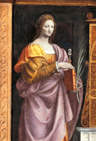 Itálie, Milán, Kostel svatého Maurice v hlavním klášteře, Svatá Lucie od Bernardino Luini
