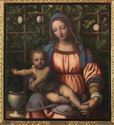 Madonna a dítě (Madonna del Roseto) od Bernardino Luini