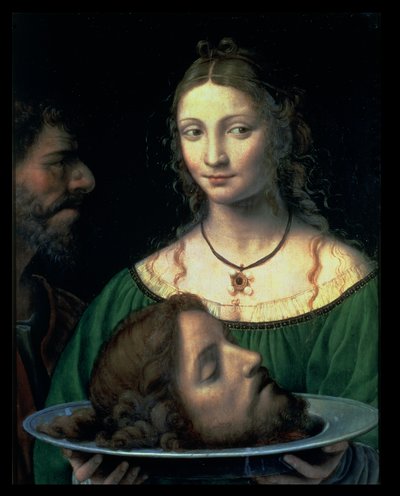 Salome s hlavou Jana Křtitele, kolem 1525-30 (panel) od Bernardino Luini