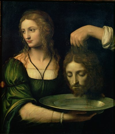 Salome s hlavou svatého Jana Křtitele od Bernardino Luini