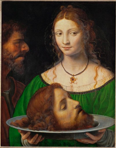 Salome s hlavou svatého Jana Křtitele, pozdní období (malba) od Bernardino Luini