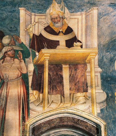 Svatý Ambrož od Bernardina Luiniho (asi 1480-1532) od Bernardino Luini