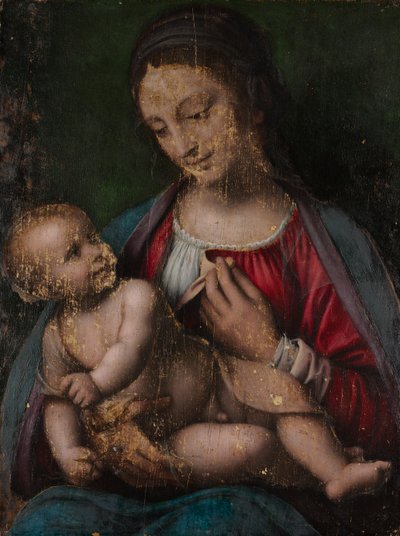 Panna a dítě, 16. století. od Bernardino Luini