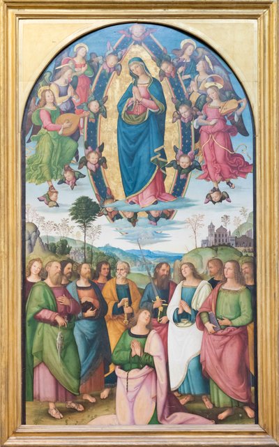 Nanebevzetí Panny Marie od Bernardino di Betto (& studio) Pinturicchio
