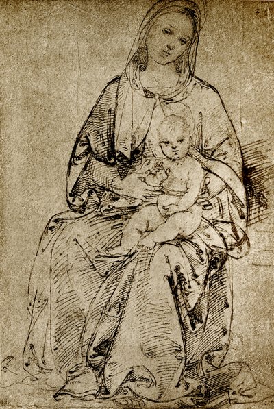 Madona s dítětem od Bernardino di Betto Pinturicchio