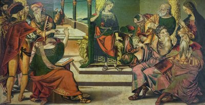 Kristus mezi lékaři od Bernardino di Mariotto