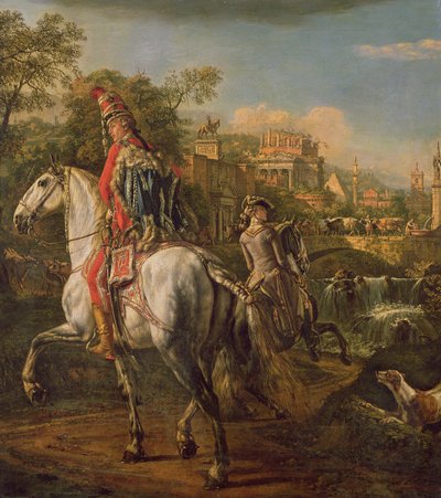 Husar na koni, 1773 od Bernardo Bellotto