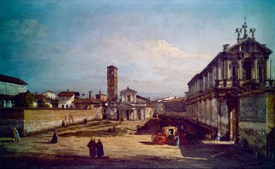 Pohled na Milán (obraz) od Bernardo Bellotto