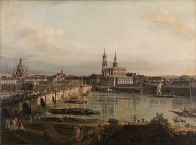 Pohled na Drážďany od Bernardo Bellotto