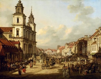 Kříže ve Varšavě. od Bernardo Bellotto