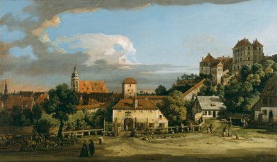 Pirna: Obertor z jihu, kolem roku 1760 (olej na plátně) od Bernardo Bellotto