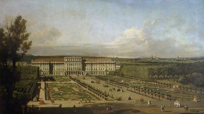 Zámek a zahrady Schonbrunn, 1759-61 od Bernardo Bellotto