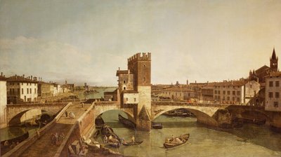 Most v Delle Navi, Verona od Bernardo Bellotto