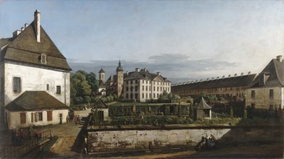 Pevnost Königstein: nádvoří s Brunnenhausem od Bernardo Bellotto