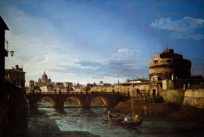 Dva pohledy na Řím od Bernardo Bellotto