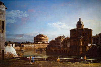 Dva pohledy na Řím od Bernardo Bellotto