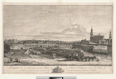 Pohled na Drážďany od Bernardo Bellotto