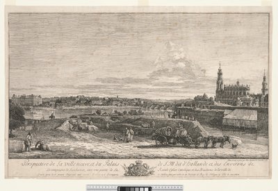Pohled na Drážďany, 1748. od Bernardo Bellotto
