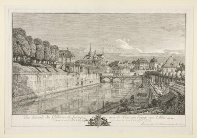 Pohled na Zwinger, Drážďany od Bernardo Bellotto