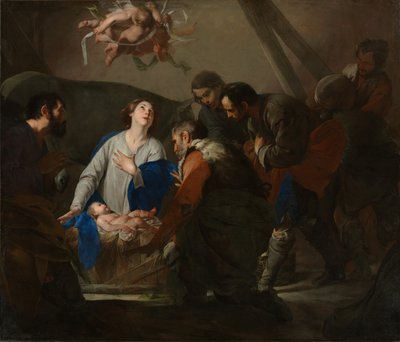 Klanění pastýřů od Bernardo Cavallino