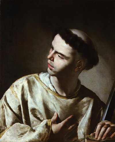 Svatý Vavřinec od Bernardo Cavallino