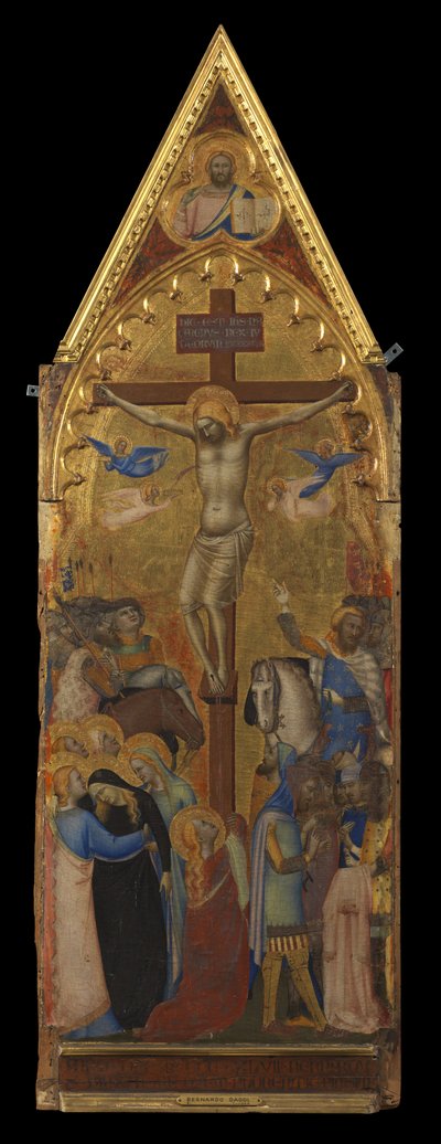 Ukřižování (střední panel) (recto) od Bernardo Daddi