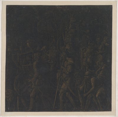 List 8 z The Triumphs of Caesar, po Mantegna, 1599. od Bernardo Malpizzi