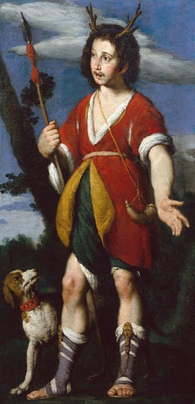Actaeon (olej na plátně) od Bernardo Strozzi