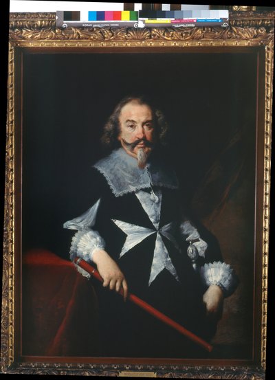 Portrét maltézského rytíře (Scipione Papafava?), kolem 1629 (olej na plátně) od Bernardo Strozzi