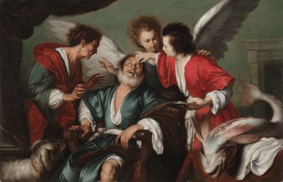 Uzdravení Tobita od Bernardo Strozzi