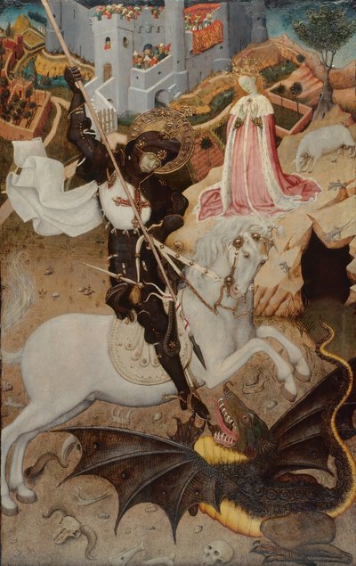 Saint George Killing the Dragon, 1434-1435 od Bernat Martorell the Elder