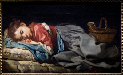 Spící dívka od Bernhard (fl.1624 87) Keil