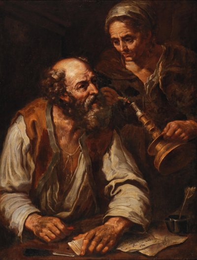 Zapečetění dopisu (Alegorie ohně) od Bernhard Keil