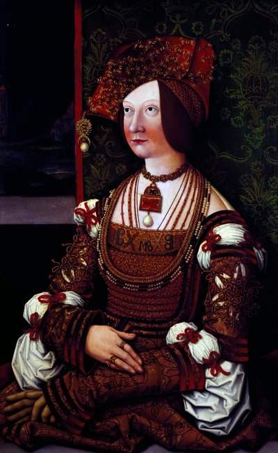 Portrét císařovny Bianky Marie Sforzy (obraz) od Bernhard Strigel