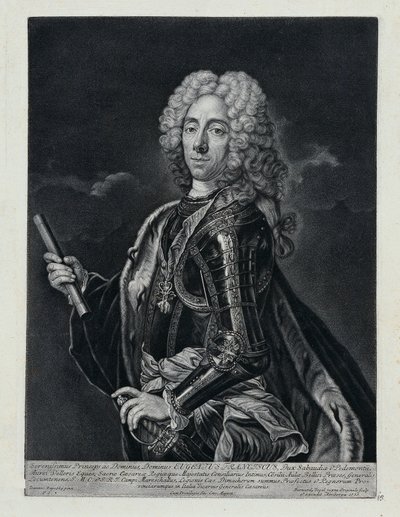 princ Evžen Savojský od Bernhard Vogel