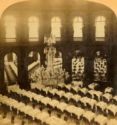 „Jídelní salon, Grand Hotel, Paříž, Francie“, 1904. od Bert Underwood