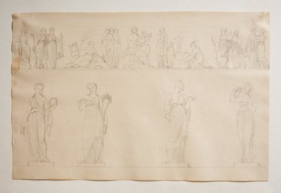 Apollo, milosti a múzy od Bertel Thorvaldsen