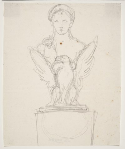 Návrh busty Napoleona od Bertel Thorvaldsen