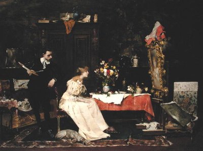 Umělec ve svém studiu od Bertelan Karlovsky
