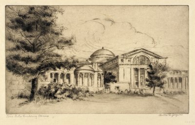 Budova výtvarného umění, Chicago (fasáda, západ) od Bertha E. Jaques